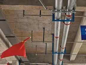 重庆县管廊支架的安装方法